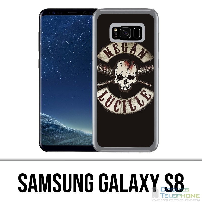 Samsung Galaxy S8 Hülle - Walking Dead Logo Negan Lucille