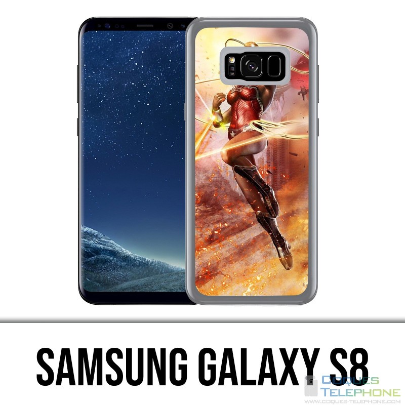 Samsung Galaxy S8 Hülle - Wonder Woman Comics