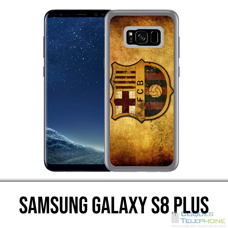 Carcasa Samsung Galaxy S8 Plus - Fútbol Vintage Barcelona