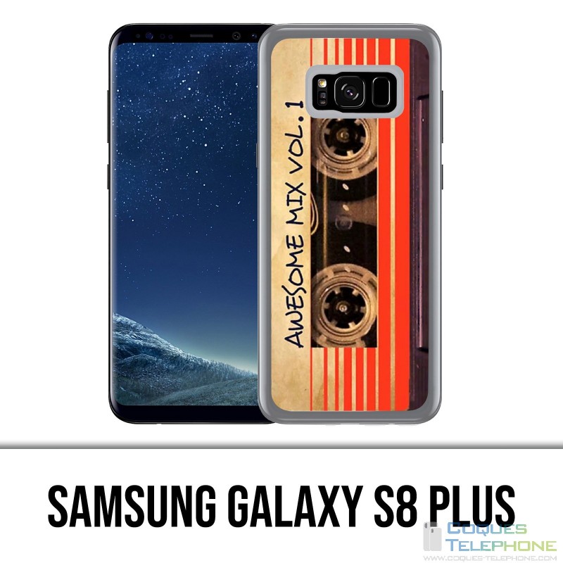 Custodia Samsung Galaxy S8 Plus - Cassette audio vintage Guardians of the Galaxy