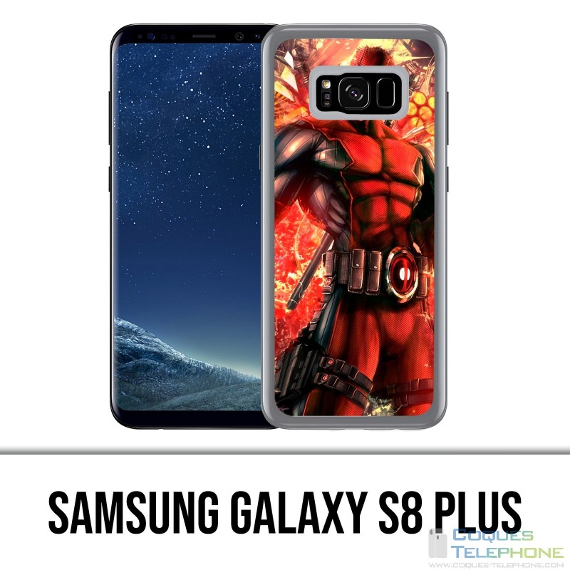 Samsung Galaxy S8 Plus Hülle - Deadpool Comic