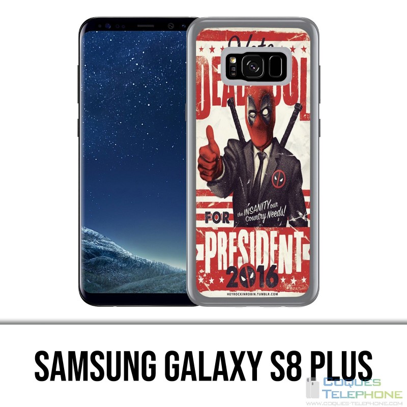 Samsung Galaxy S8 Plus Hülle - Deadpool Präsident