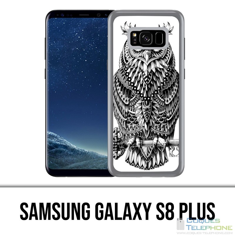 Coque Samsung Galaxy S8 PLUS - Hibou Azteque