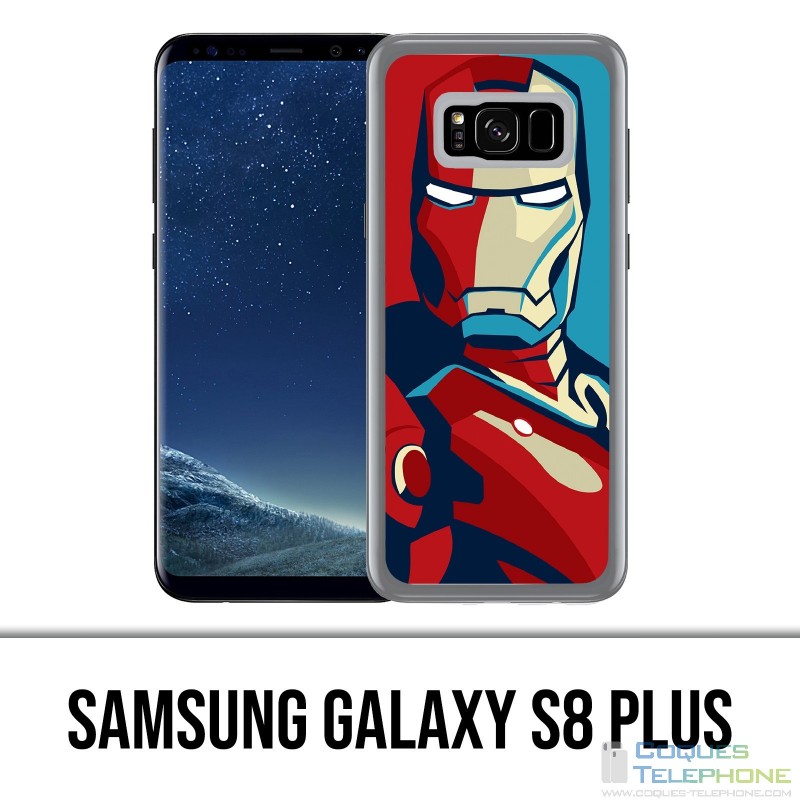 Carcasa Samsung Galaxy S8 Plus - Póster de diseño Iron Man