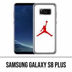 Coque Samsung Galaxy S8 PLUS - Jordan Basketball Logo Blanc