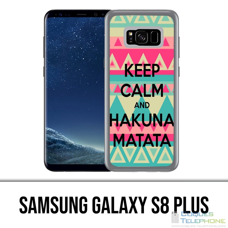 Carcasa Samsung Galaxy S8 Plus - Mantenga la calma Hakuna Mattata