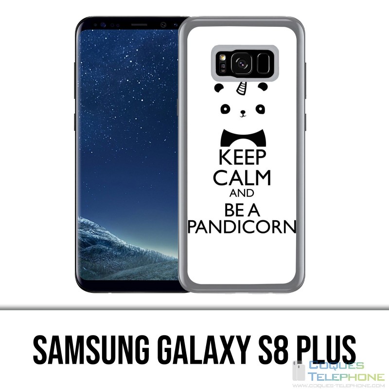 Coque Samsung Galaxy S8 PLUS - Keep Calm Pandicorn Panda Licorne