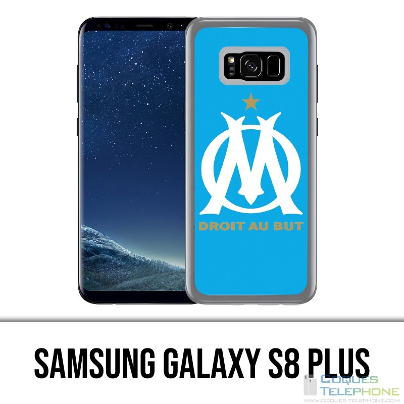 Coque Samsung Galaxy S8 PLUS - Logo Om Marseille Bleu