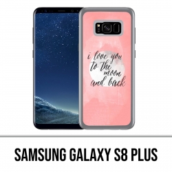 Carcasa Samsung Galaxy S8 Plus - Love Message Moon Back