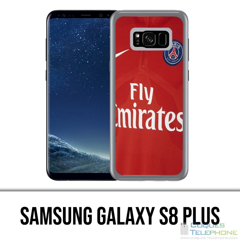 Custodia Samsung Galaxy S8 Plus - Jersey Psg rosso