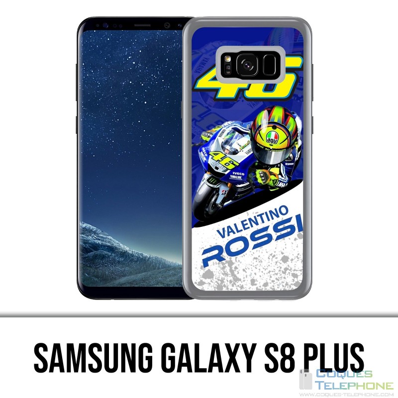 Coque Samsung Galaxy S8 PLUS - Motogp Rossi Cartoon