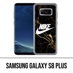 Samsung Galaxy S8 Plus Hülle - Nike Logo Gold Marble