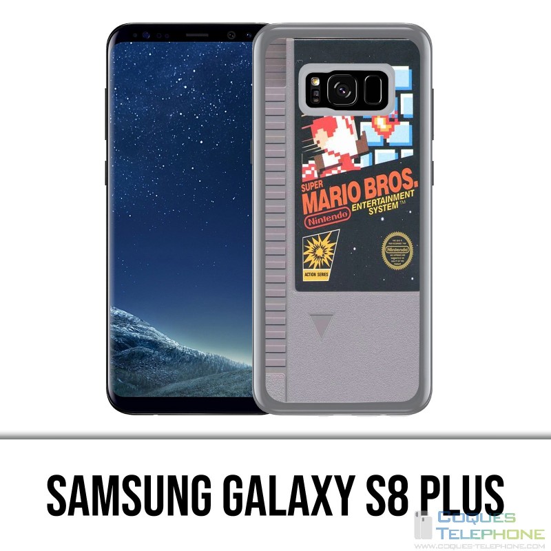 Carcasa Samsung Galaxy S8 Plus - Cartucho Nintendo Nes Mario Bros