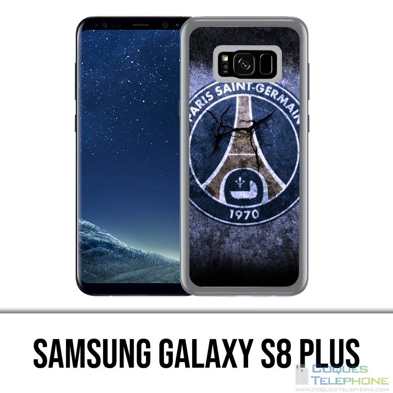 Coque Samsung Galaxy S8 PLUS - PSG Logo Grunge