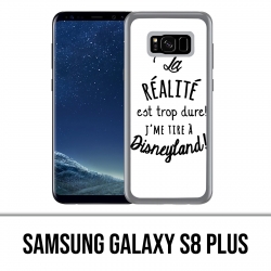 Carcasa Samsung Galaxy S8 Plus - La realidad es demasiado difícil Disparo en Disneyland