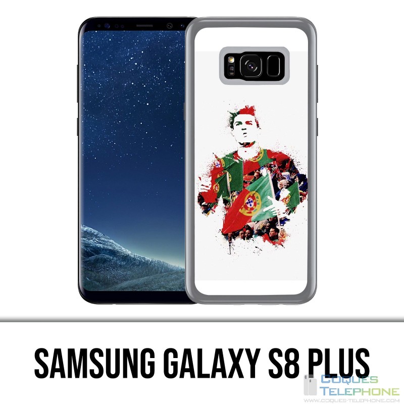 Carcasa Samsung Galaxy S8 Plus - Ronaldo Lowpoly