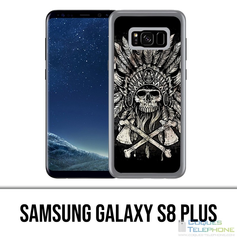 Custodia per Samsung Galaxy S8 Plus - Piume con teschio