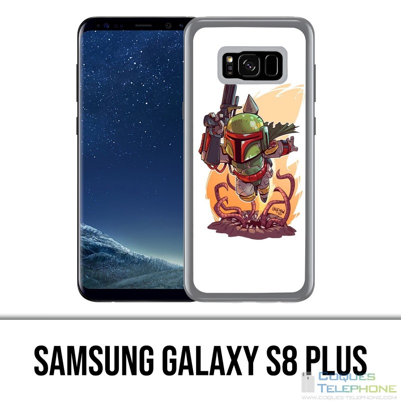 Coque Samsung Galaxy S8 PLUS - Star Wars Boba Fett Cartoon