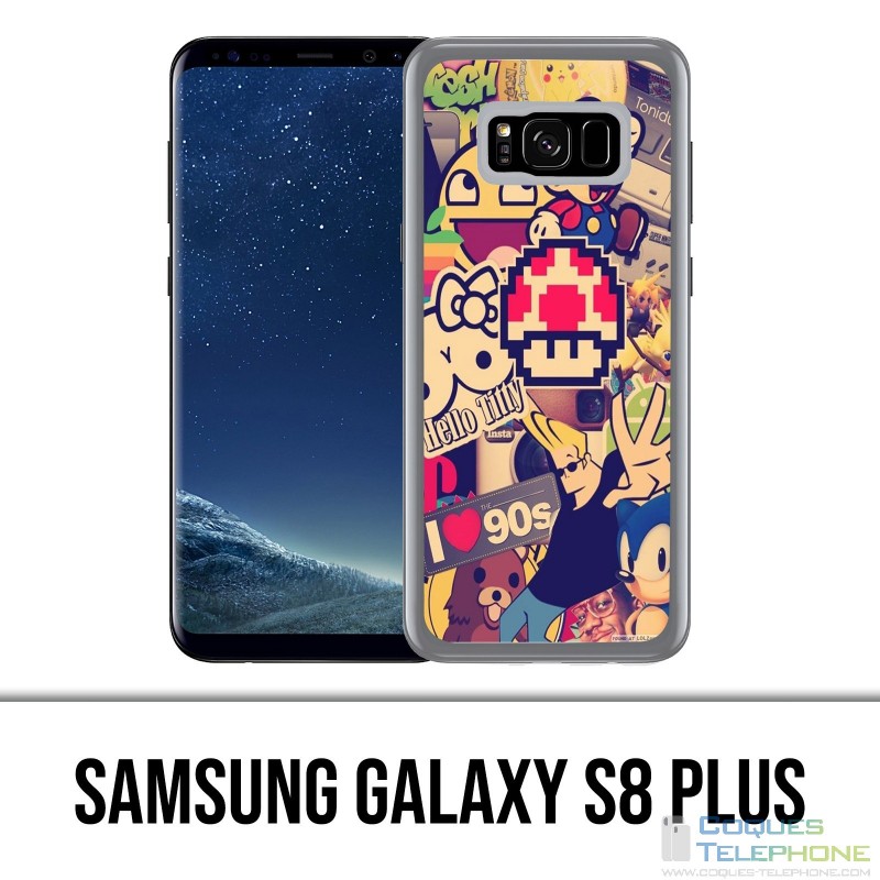 Coque Samsung Galaxy S8 PLUS - Stickers Vintage 90S