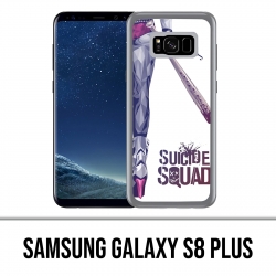 Samsung Galaxy S8 Plus Hülle - Selbstmordkommando Bein Harley Quinn