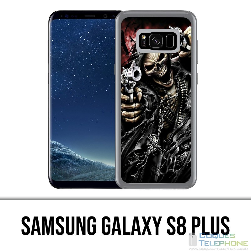 Coque Samsung Galaxy S8 Plus - Tete Mort Pistolet