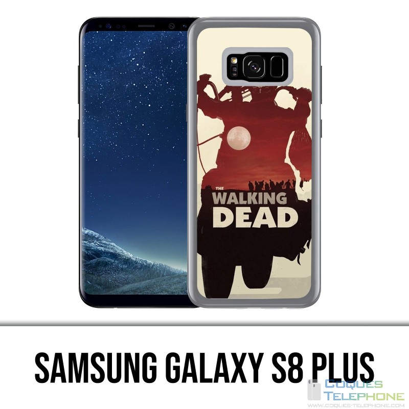 Coque Samsung Galaxy S8 PLUS - Walking Dead Moto Fanart