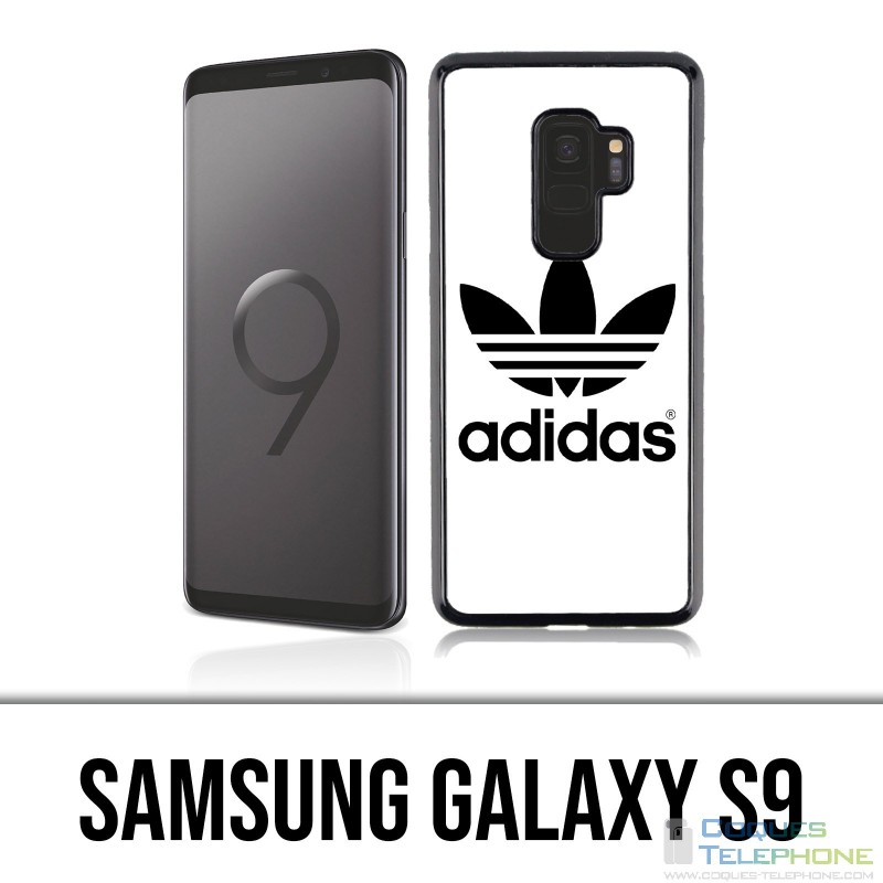 Coque Samsung Galaxy S9 - Adidas Classic Blanc