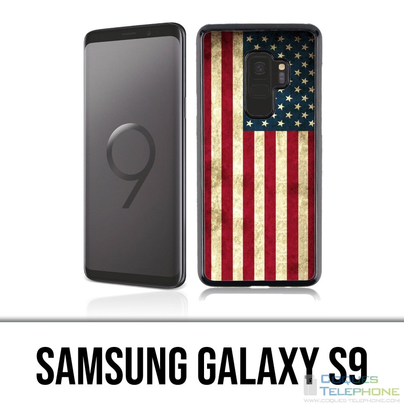 Coque Samsung Galaxy S9 - Drapeau Usa