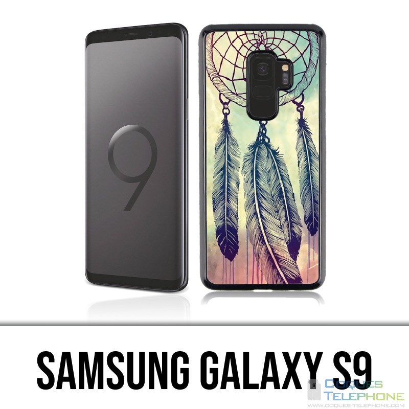 Carcasa Samsung Galaxy S9 - Plumas Dreamcatcher