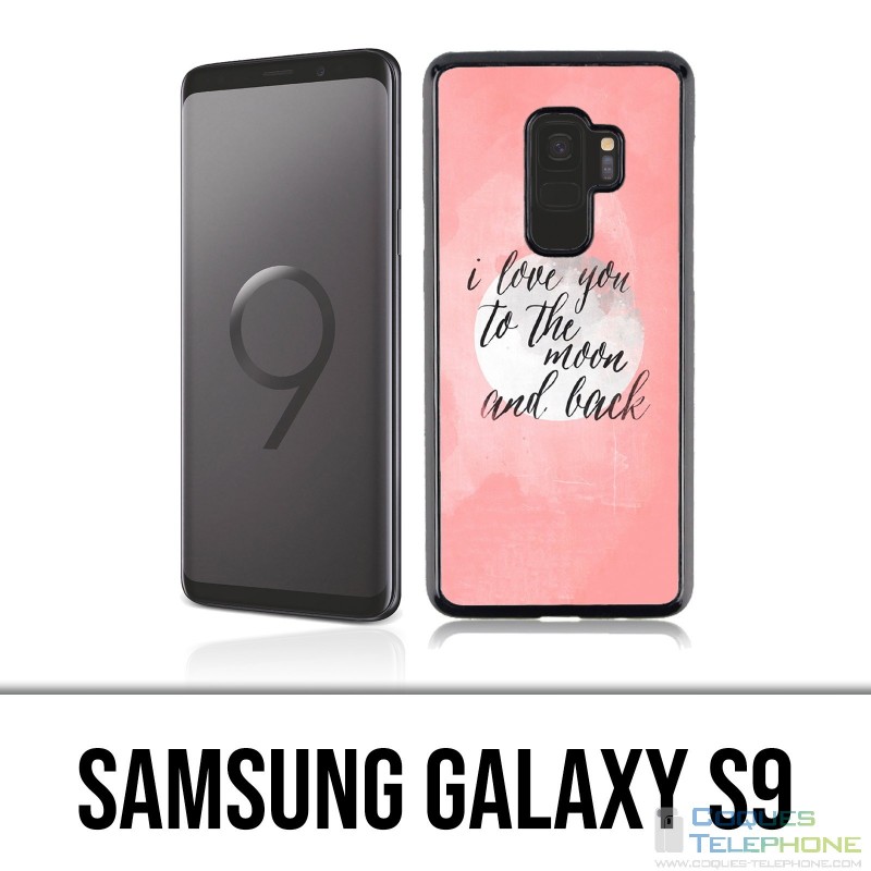 Custodia Samsung Galaxy S9 - Love Message Moon Back