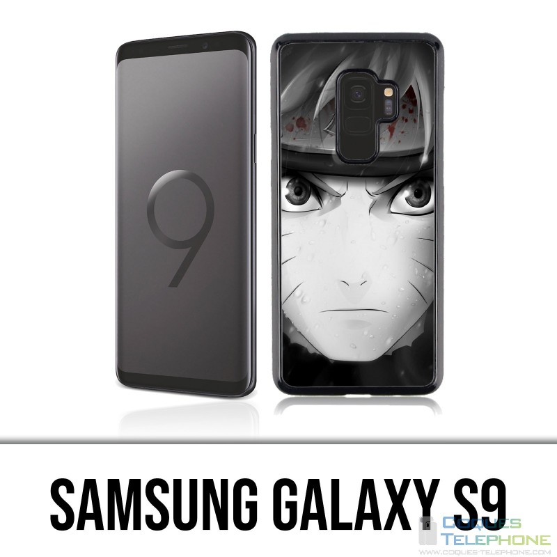 Carcasa Samsung Galaxy S9 - Naruto en blanco y negro