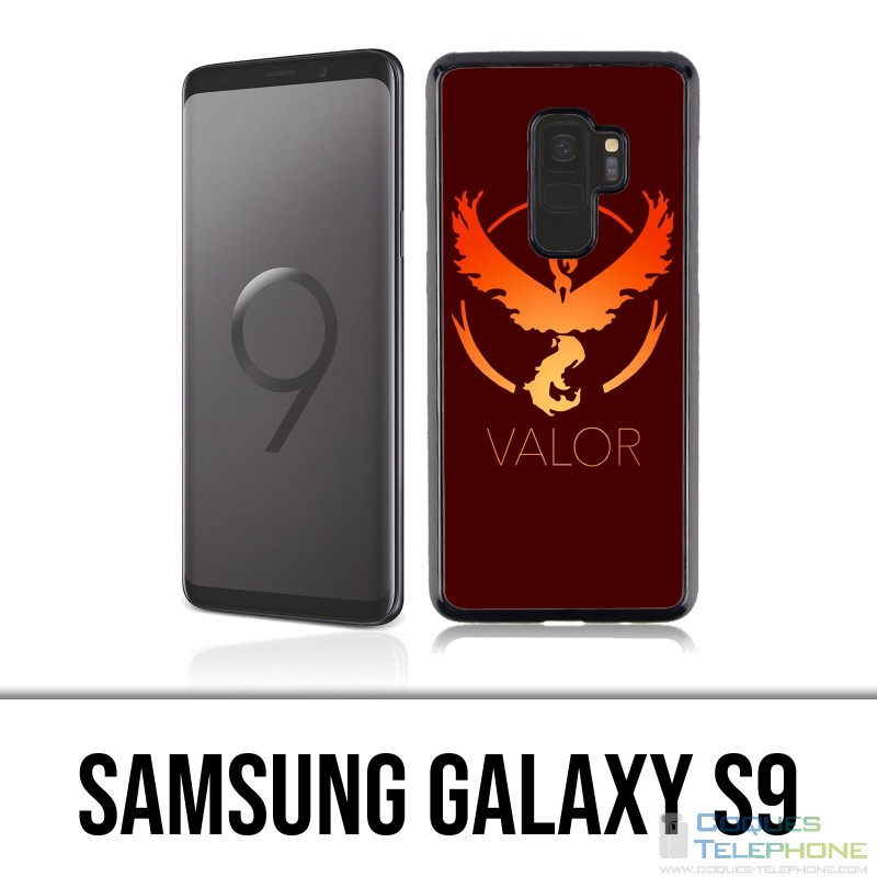 Funda Samsung Galaxy S9 - Pokemon Go Team Red Grunge