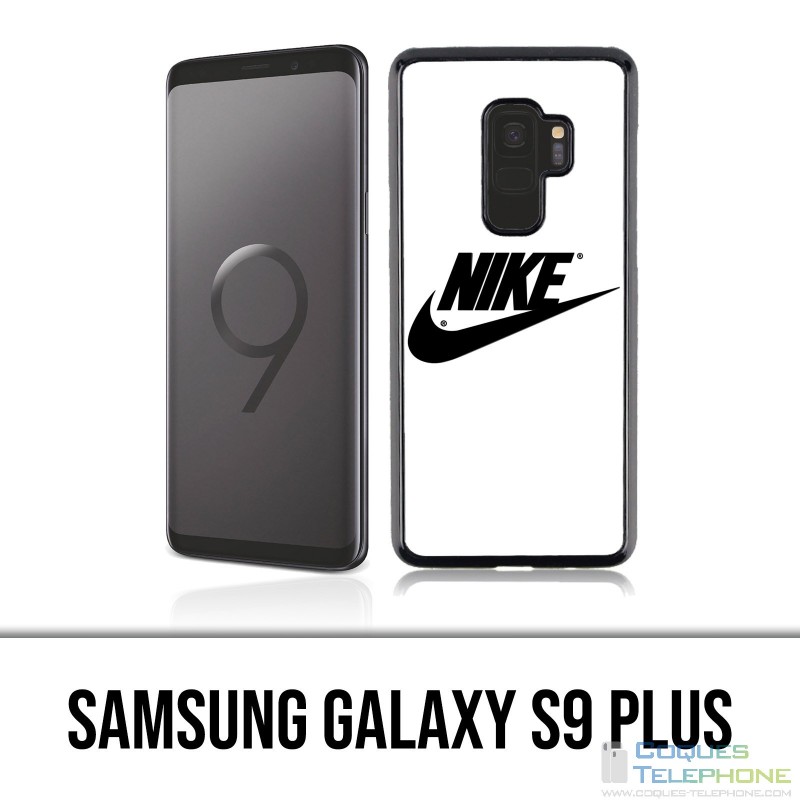 Tanzania mueble carro Funda Samsung Galaxy S9 Plus - Nike Logo White