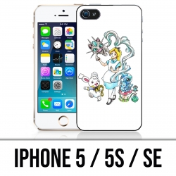 Coque iPhone 5 / 5S / SE - Alice Au Pays Des Merveilles Pokémon