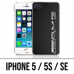 Custodia per iPhone 5 / 5S / SE - Logo Amg Carbon