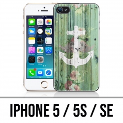 Funda para iPhone 5 / 5S / SE - Ancla de madera marina