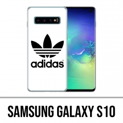 Coque Samsung Galaxy S10 - Adidas Classic Blanc