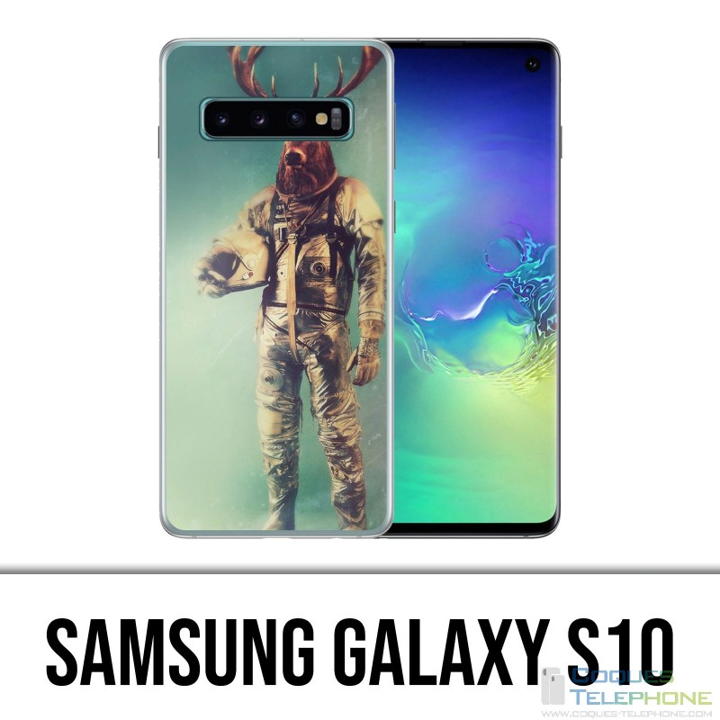 Samsung Galaxy S10 Hülle - Animal Astronaut Deer