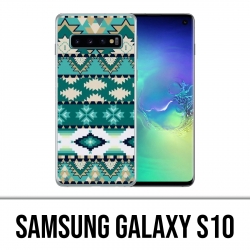 Coque Samsung Galaxy S10 - Azteque Vert