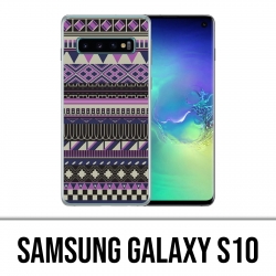 Custodia Samsung Galaxy S10 - Viola Azteque