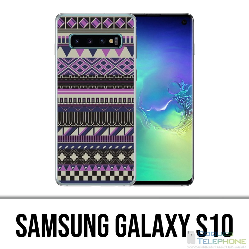 Coque Samsung Galaxy S10 - Azteque Violet