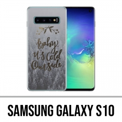 Coque Samsung Galaxy S10 - Baby Cold Outside