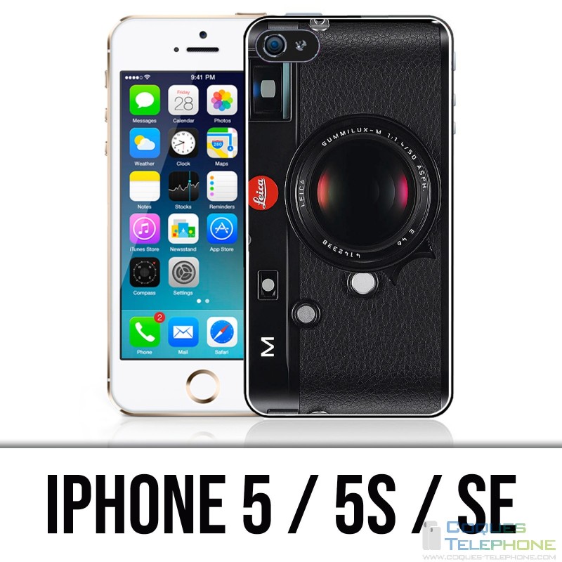 Coque iPhone 5 / 5S / SE - Appareil Photo Vintage