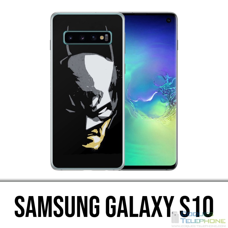 Coque Samsung Galaxy S10 - Batman Paint Face