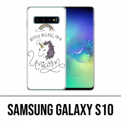 Carcasa Samsung Galaxy S10 - Bitch Please Unicorn Unicorn