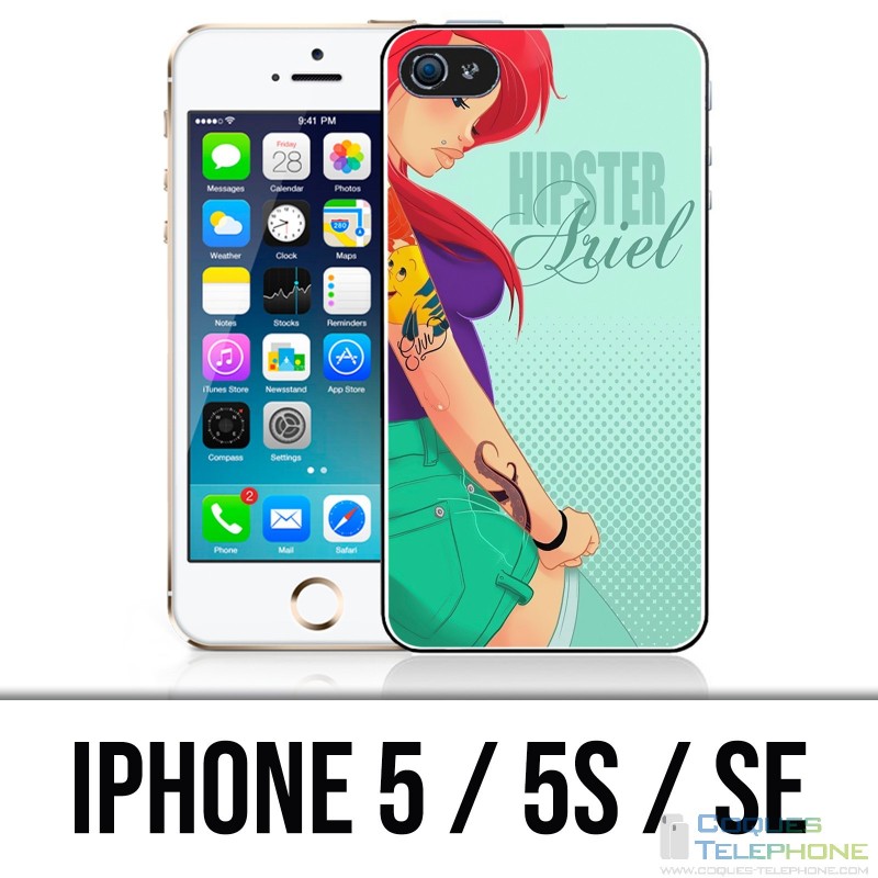 Custodia per iPhone 5 / 5S / SE - Ariel Hipster Mermaid