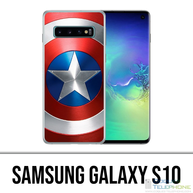 Carcasa Samsung Galaxy S10 - Capitán América Avengers Shield