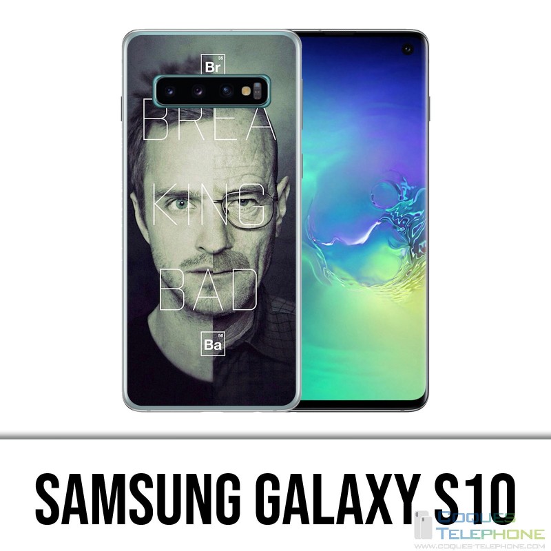 Coque Samsung Galaxy S10 - Breaking Bad Visages