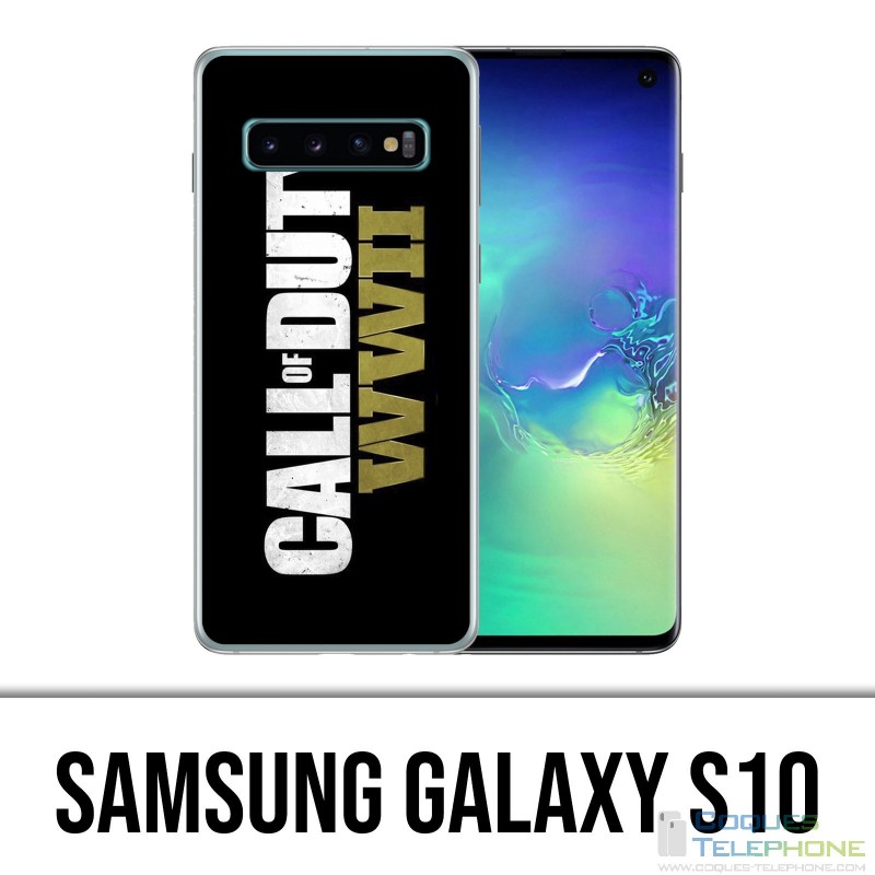 Carcasa Samsung Galaxy S10 - Logotipo de Call Of Duty Ww2