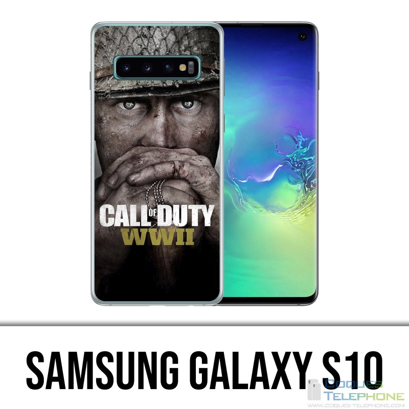 Coque Samsung Galaxy S10 - Call Of Duty Ww2 Soldats